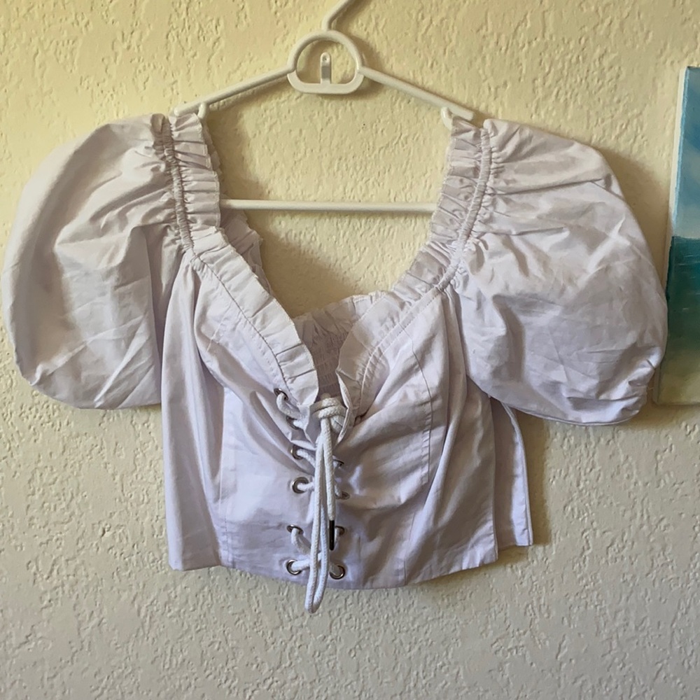 white blouse